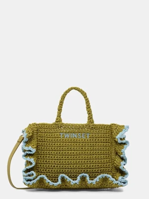 Twinset torebka crossbody damska pleciona