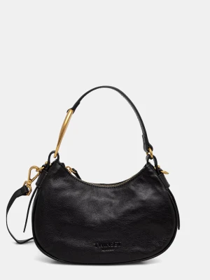 Twinset torebka hobo damska skórzana czarny