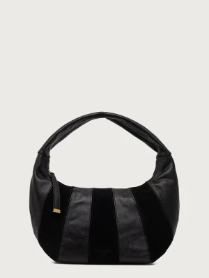 Twinset torebka hobo damska skórzana czarny