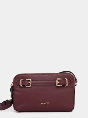 Twinset torebka kolor bordowy 252TB7012