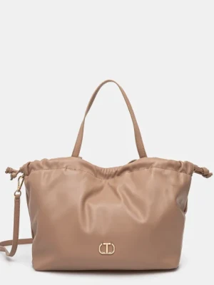 Twinset torebka kolor brązowy 251TD8031