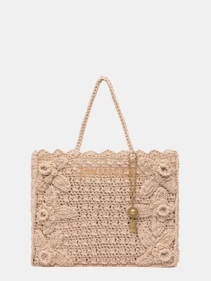 Twinset torebka shopper damska pleciona