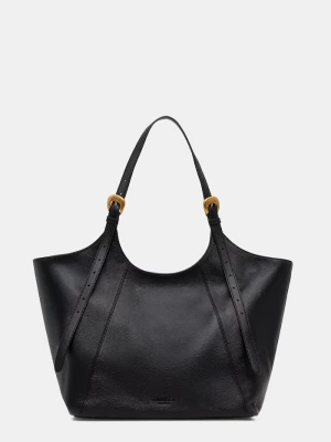 Twinset torebka tote damska skórzana czarny