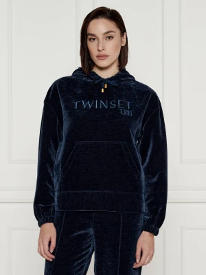 Twinset U&B Bluza | Loose fit granatowy