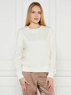 Twinset U&B Bluza | Regular Fit ecru