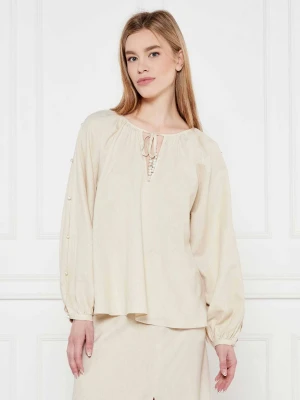 Twinset U&B Lniana bluzka | Loose fit