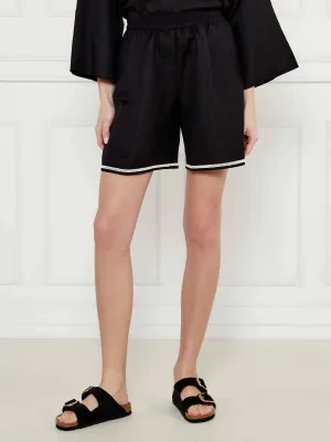 Twinset U&B Lniane szorty | Regular Fit