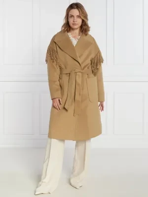 Twinset U&B Płaszcz | z dodatkiem wełny