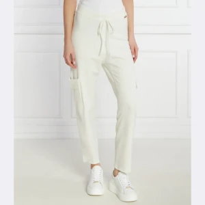 Twinset U&B Spodnie dzianinowe | Straight fit | z dodatkiem wełny