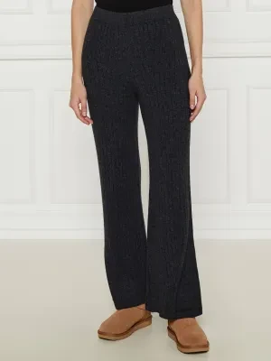 TWINSET Wełniane spodnie | Regular Fit