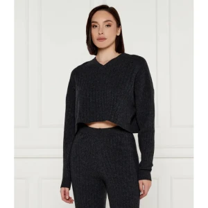 TWINSET Wełniany sweter | Cropped Fit
