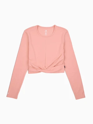 Twist Front Long Sleeve Top Converse