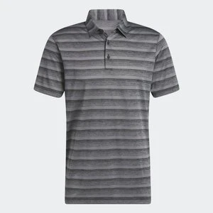 Two-Color Striped Golf Polo Shirt Adidas