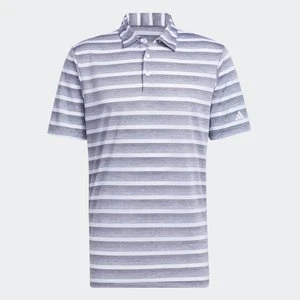 Two-Color Striped Golf Polo Shirt Adidas