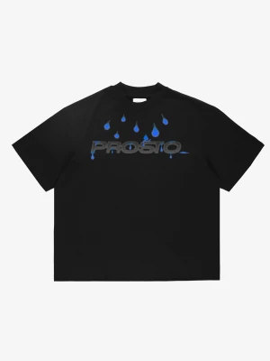 Twoje Łzy t-shirt oversize bawełniany męski czarny PROSTO.