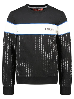 Tygo & Vito Bluza "AOP" w kolorze czarnym rozmiar: 134/140