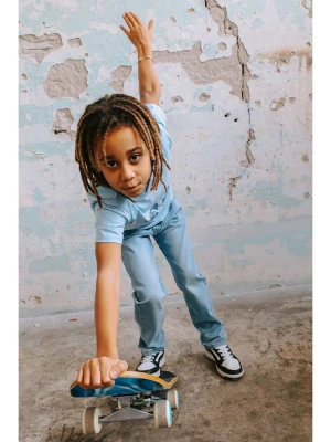 Tygo & Vito Dżinsy "Loyd" - Regular fit - w kolorze błękitnym rozmiar: 152