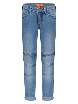 Tygo & Vito Dżinsy - Slim fit - w kolorze niebieskim rozmiar: 140