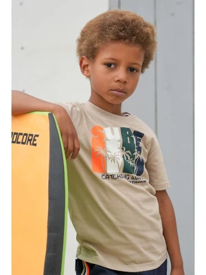 Tygo & Vito Koszulka "Jaimy" w kolorze beżowym rozmiar: 110/116