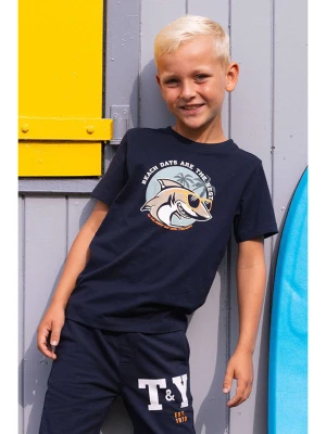 Tygo & Vito Koszulka "Jaimy" w kolorze granatowym rozmiar: 110/116