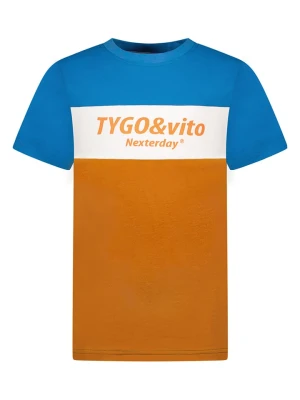 Tygo & Vito Koszulka w kolorze jasnobrązowo-niebieskim rozmiar: 146/152