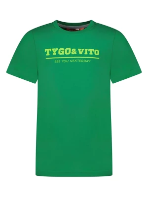 Tygo & Vito Koszulka w kolorze zielonym rozmiar: 98/104
