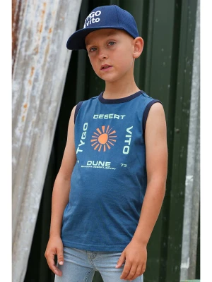 Tygo & Vito Top "Daan" w kolorze niebieskim rozmiar: 146/152