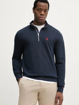 U.S. Polo Assn. bluza męska z bawełną DHM LB 1/4 ZIP