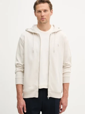 U.S. Polo Assn. bluza rozpinana z kapturem męska z bawełną DHM Interlock Zip