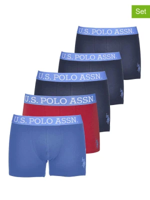 U.S. Polo Assn. Bokserki (5 par) w kolorze granatowym, niebieskim i czerwonym rozmiar: XXL