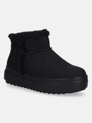 U.S. Polo Assn. botki ICY006 kolor czarny na platformie lekko ocieplone ICY006W/EH1