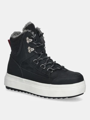 U.S. Polo Assn. botki ICY007 damskie kolor czarny na płaskim obcasie ocieplone ICY007W/EUH1