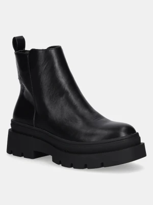 U.S. Polo Assn. botki SHONA003 damskie kolor czarny na platformie lekko ocieplone SHONA003W/EY1