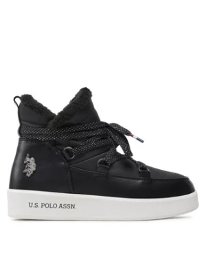 U.S. Polo Assn. Botki Vegy001b VEGY001W/BNY3 Czarny