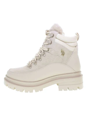 U.S. Polo Assn. Botki w kolorze kremowym rozmiar: 35