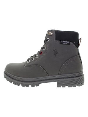 U.S. Polo Assn. Botki w kolorze szarym rozmiar: 40