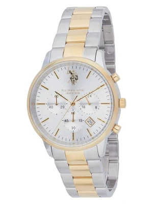 U.S. Polo Assn. Chronograf w kolorze srebrno-złotym rozmiar: onesize