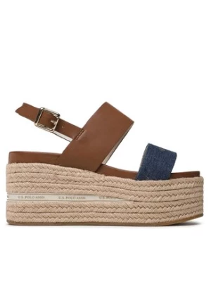 U.S. Polo Assn. Espadryle Loren LOREN007 Brązowy