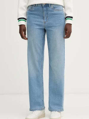U.S. Polo Assn. jeansy straight damskie USPA LONG LEG STRAIGHT FIT niebieski