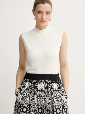 U.S. Polo Assn. kamizelka damska z wiskozy Mock Neck Sleeveless