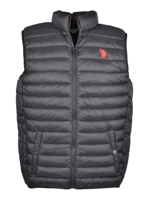 U.S. Polo Assn. Kamizelka pikowana w kolorze czarnym rozmiar: XL