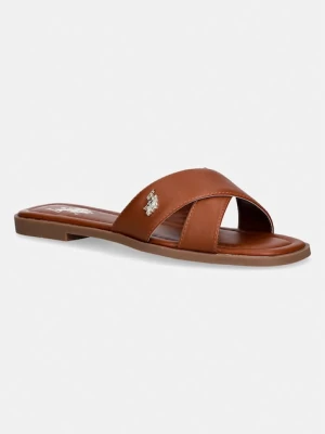 U.S. Polo Assn. klapki GENNY002 brązowy