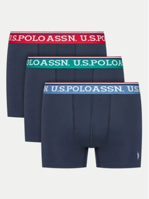 U.S. Polo Assn. Komplet 3 par bokserek MUP4078 Granatowy