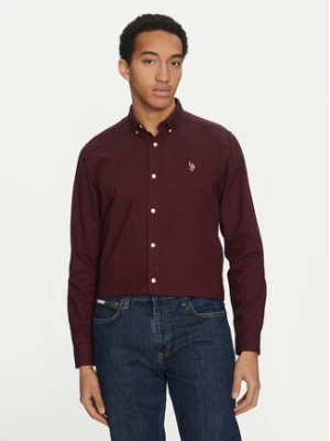 U.S. Polo Assn. Koszula MUP3247 Bordowy Slim Fit