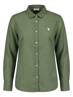 U.S. Polo Assn. Koszula - Regular fit - w kolorze oliwkowym rozmiar: M