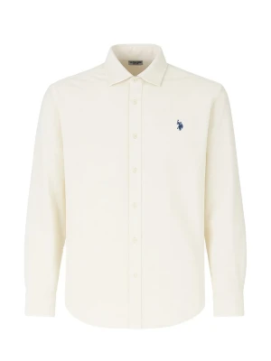 U.S. Polo Assn. Koszula sztruksowa - Regular fit - w kolorze kremowym rozmiar: XL