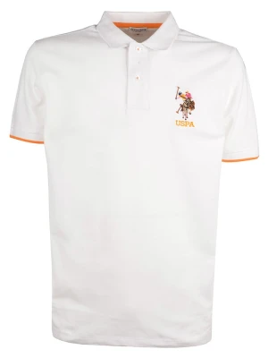 U.S. Polo Assn. Koszulka polo w kolorze białym rozmiar: L
