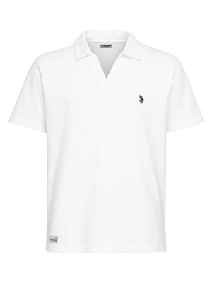 U.S. Polo Assn. Koszulka polo w kolorze białym rozmiar: L
