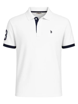 U.S. Polo Assn. Koszulka polo w kolorze białym rozmiar: S