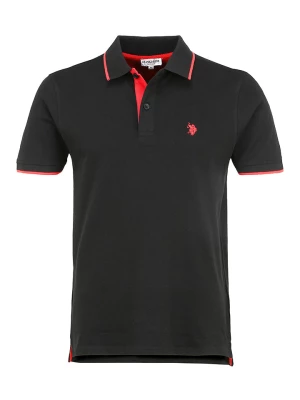 U.S. Polo Assn. Koszulka polo w kolorze czarnym rozmiar: L